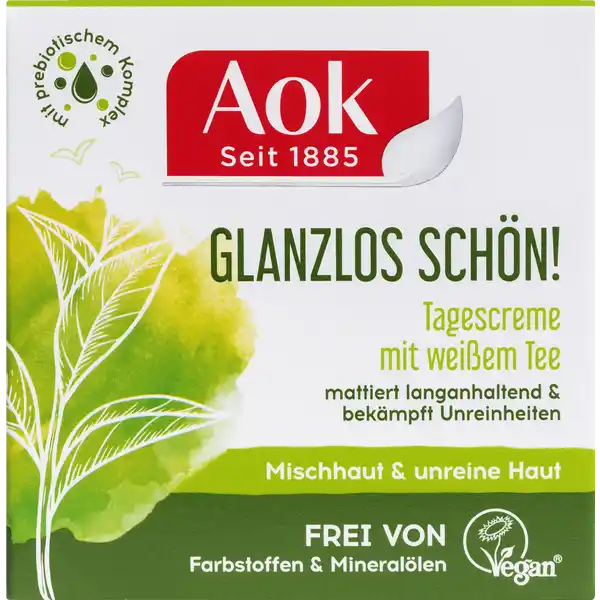 Glanzlos Schön! Tagescreme mit weißem Tee