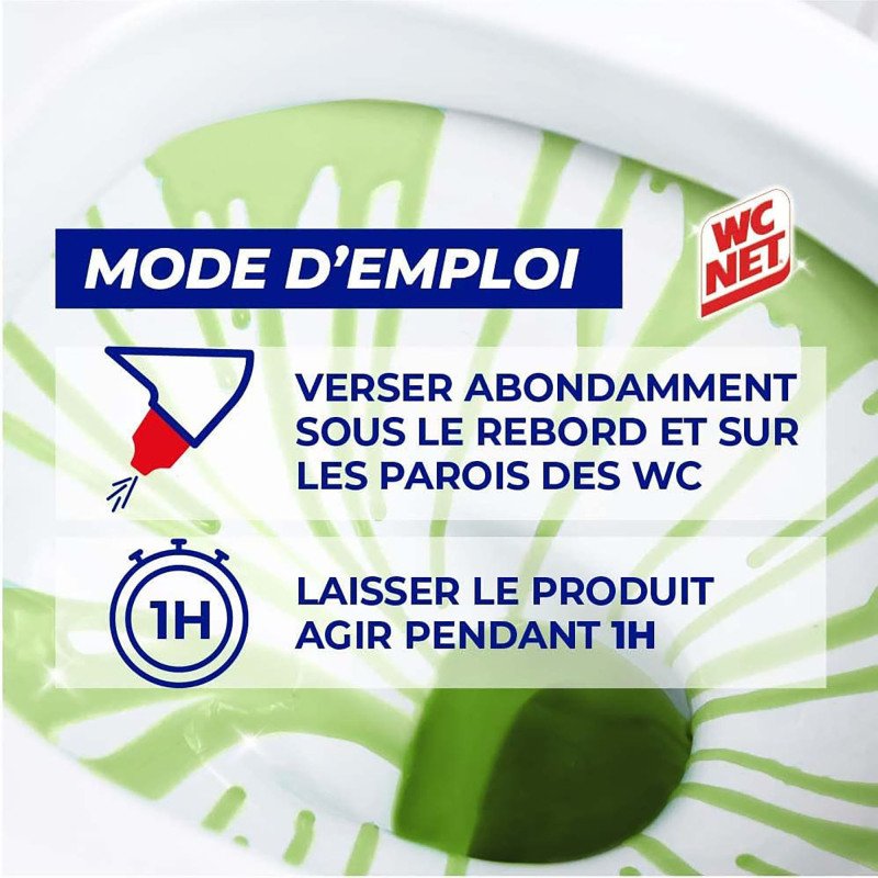 Gel Wc Net Energy détartrant - Flacon de 750 ml