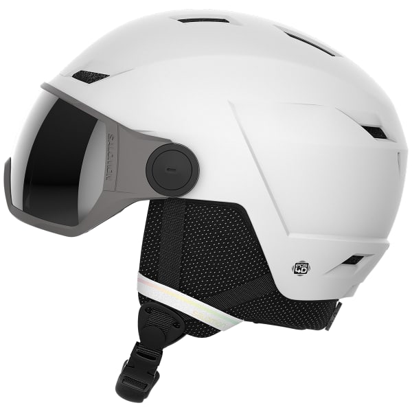 Casque de ski SALOMON ICON LT VISOR FLS WHITE/UN SIL