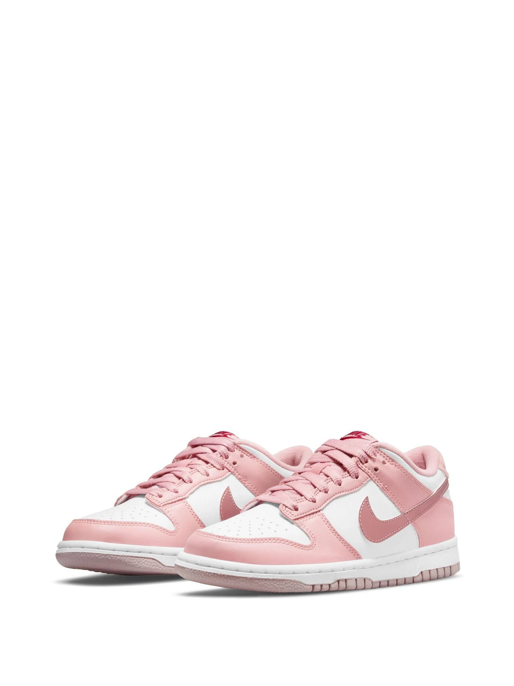 Wit/vaalroze - Nike Dunk Low jeugdsneakers