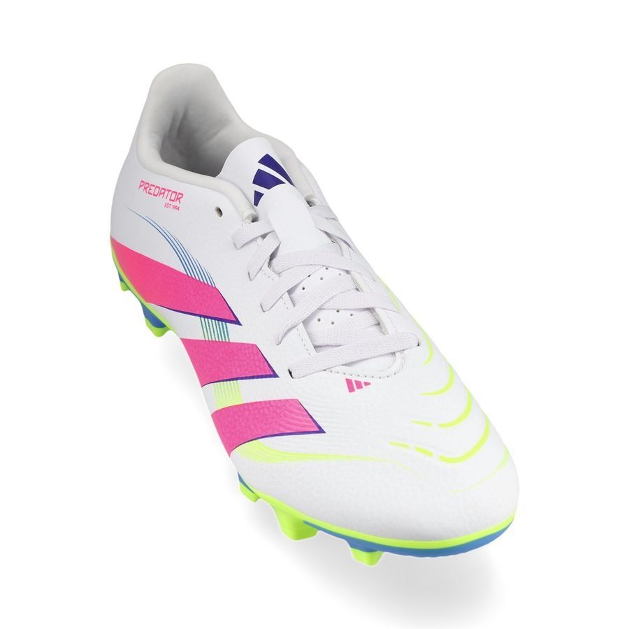 adidas Predator Club FxG Celestial Victory - Blanc/Lucid Pink/Lucid Lemon