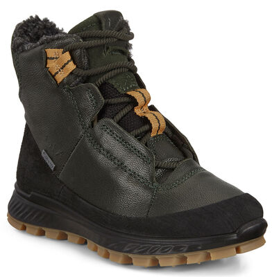 ECCO Exostrike Sneaker, Black/Deep Forrest