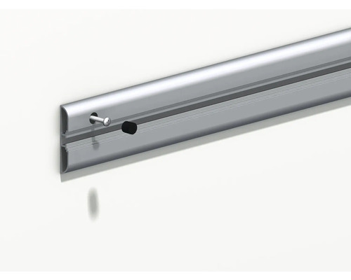 Alfer coaxis® profiel breed, B 6 x D 1 x L 150 cm, blank aluminium