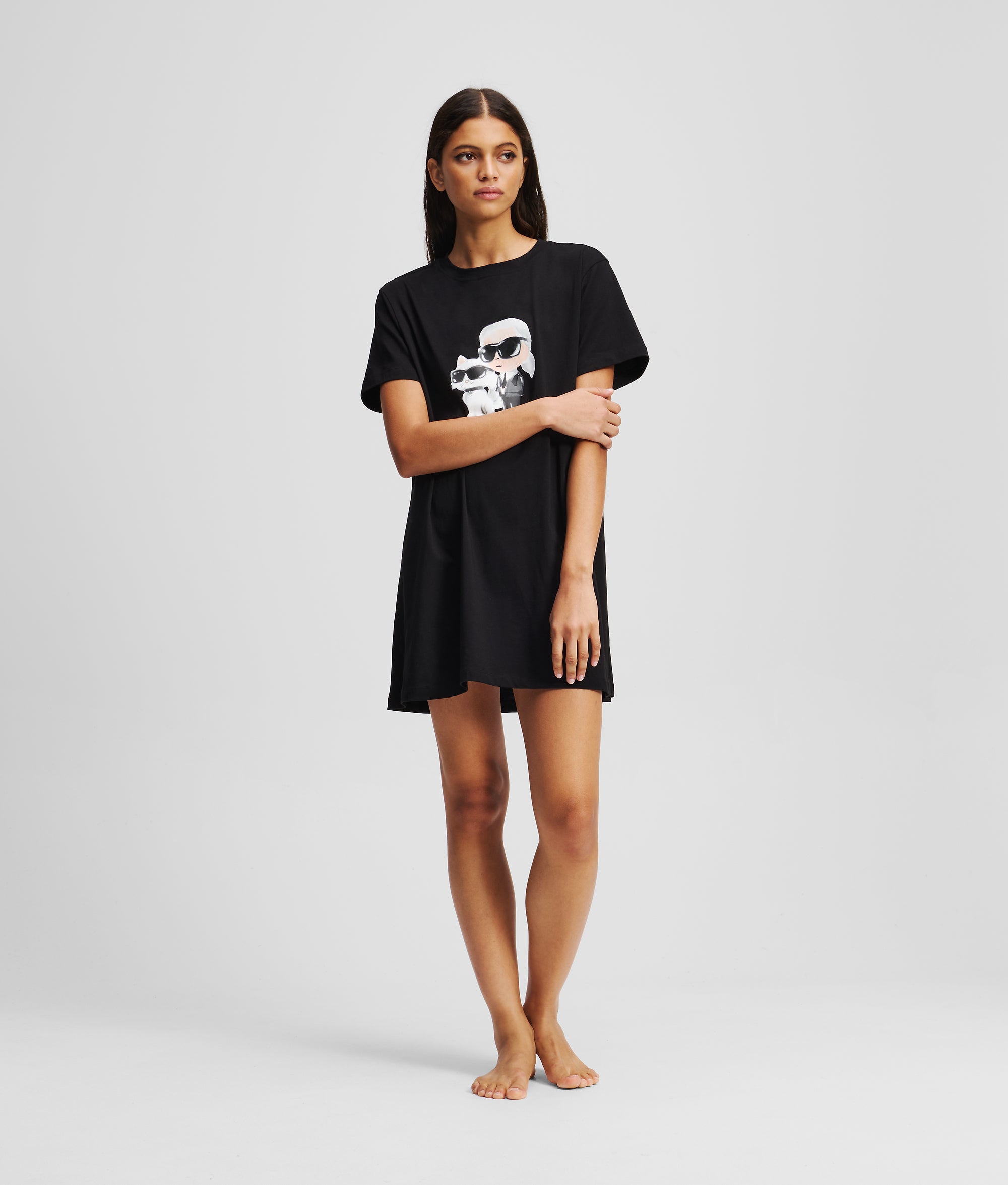 Ikon T-shirt pajama jurk