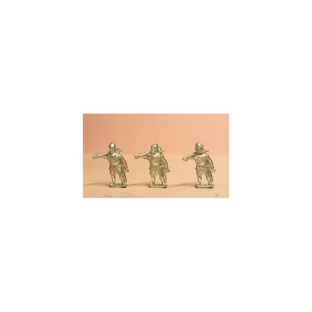 Medium Axemen with shields & assorted helms