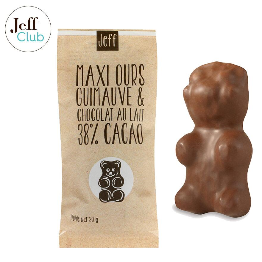 Maxi Ours Guimauve Chocolat au Lait