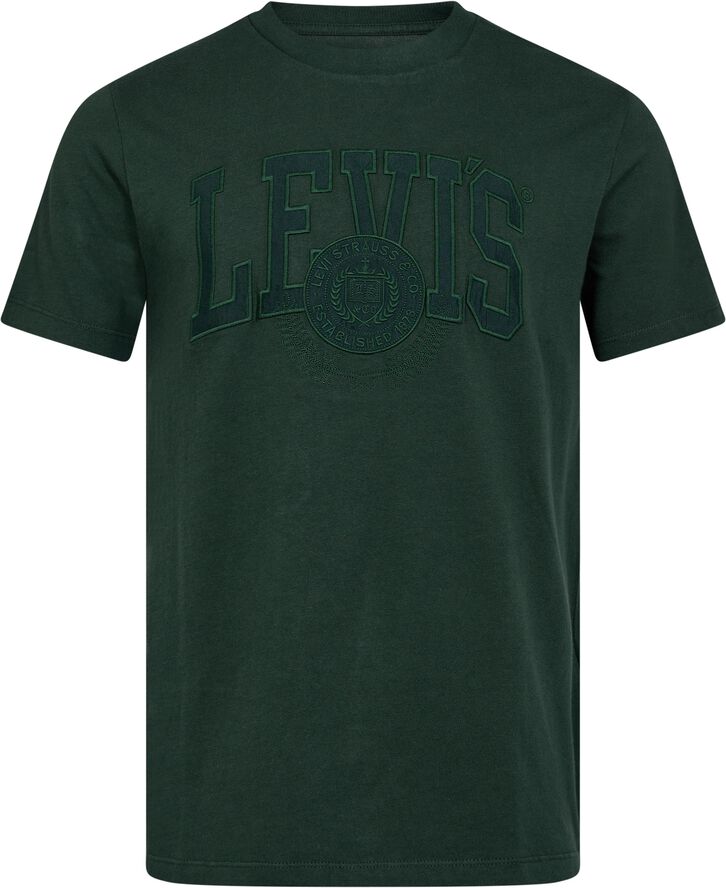 Levi's GRAPHIC CREWNECK TEE APPLIQUE Grøn