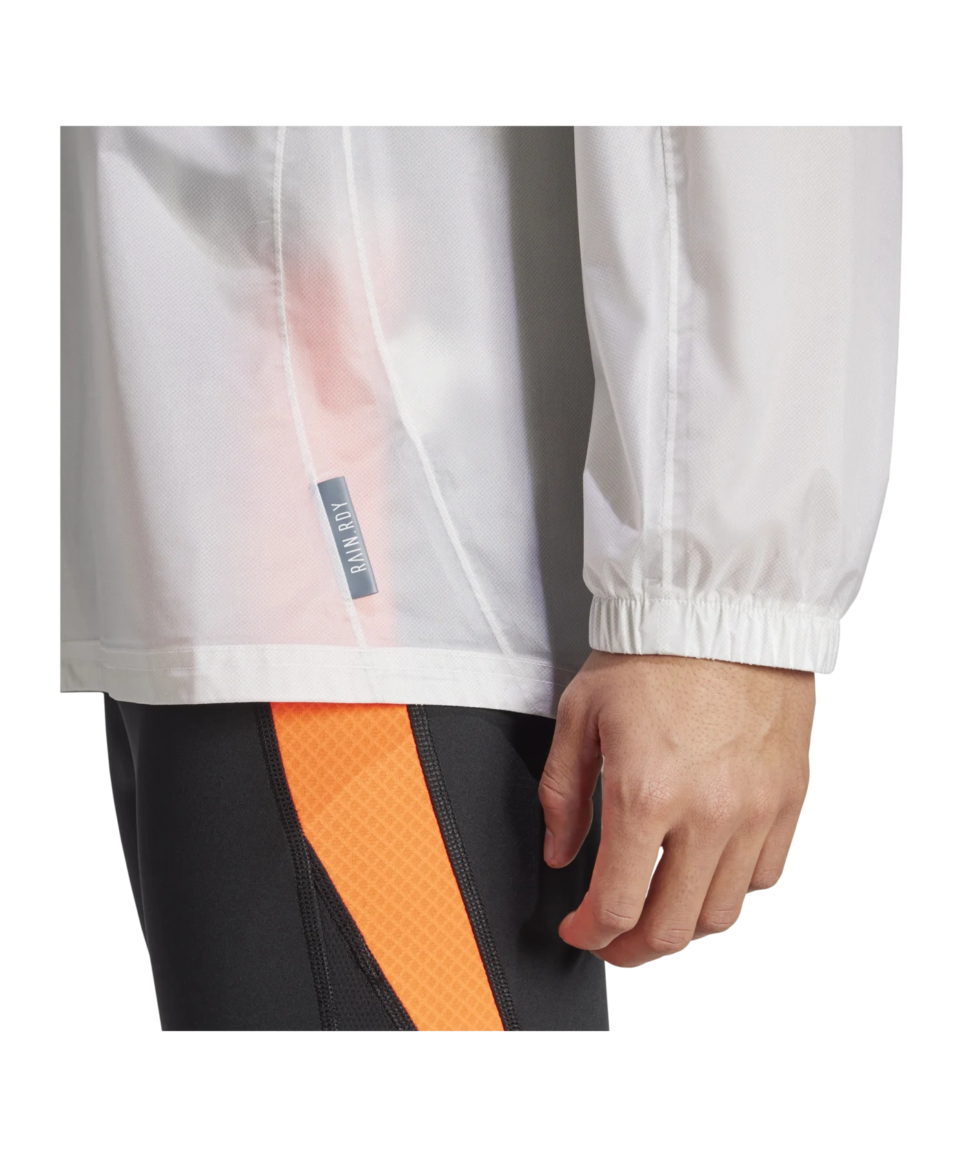 adidas Tiro 24 Pro Rain Sweatshirt Weiss Schwarz