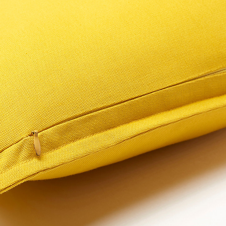 Coussin GoodHome Hiva jaune 45 x 45 cm