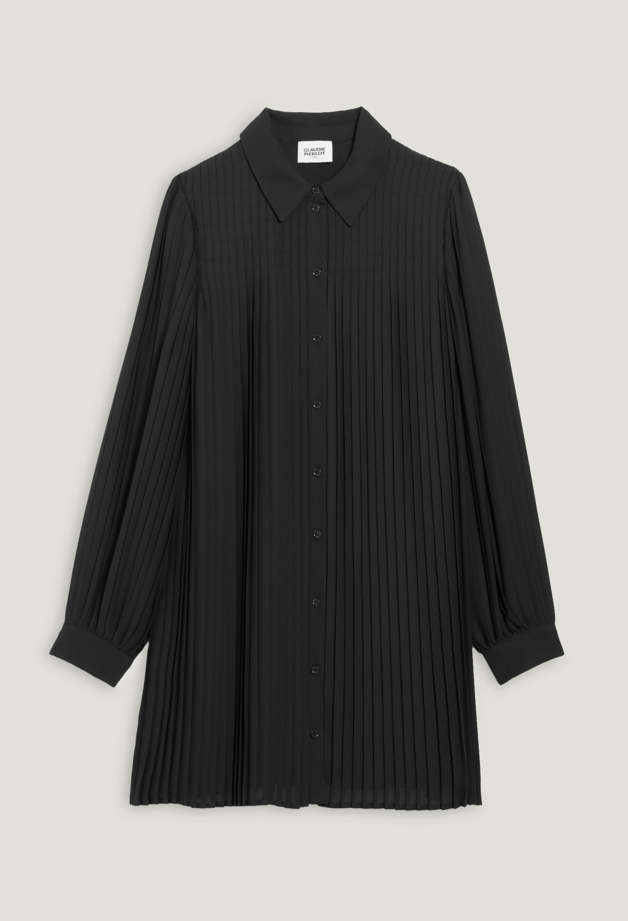 Robe courte plissee