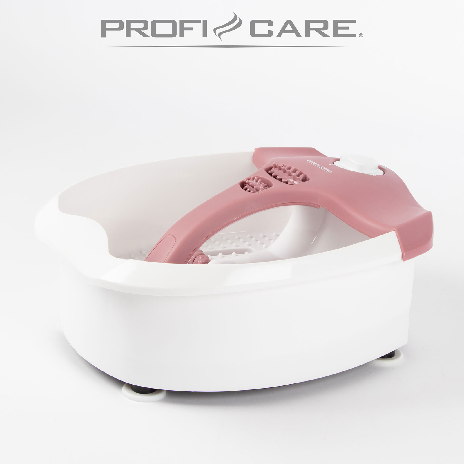 PROFICARE Fußmassagegerät - weiß-bordeaux - 4 Funktionen