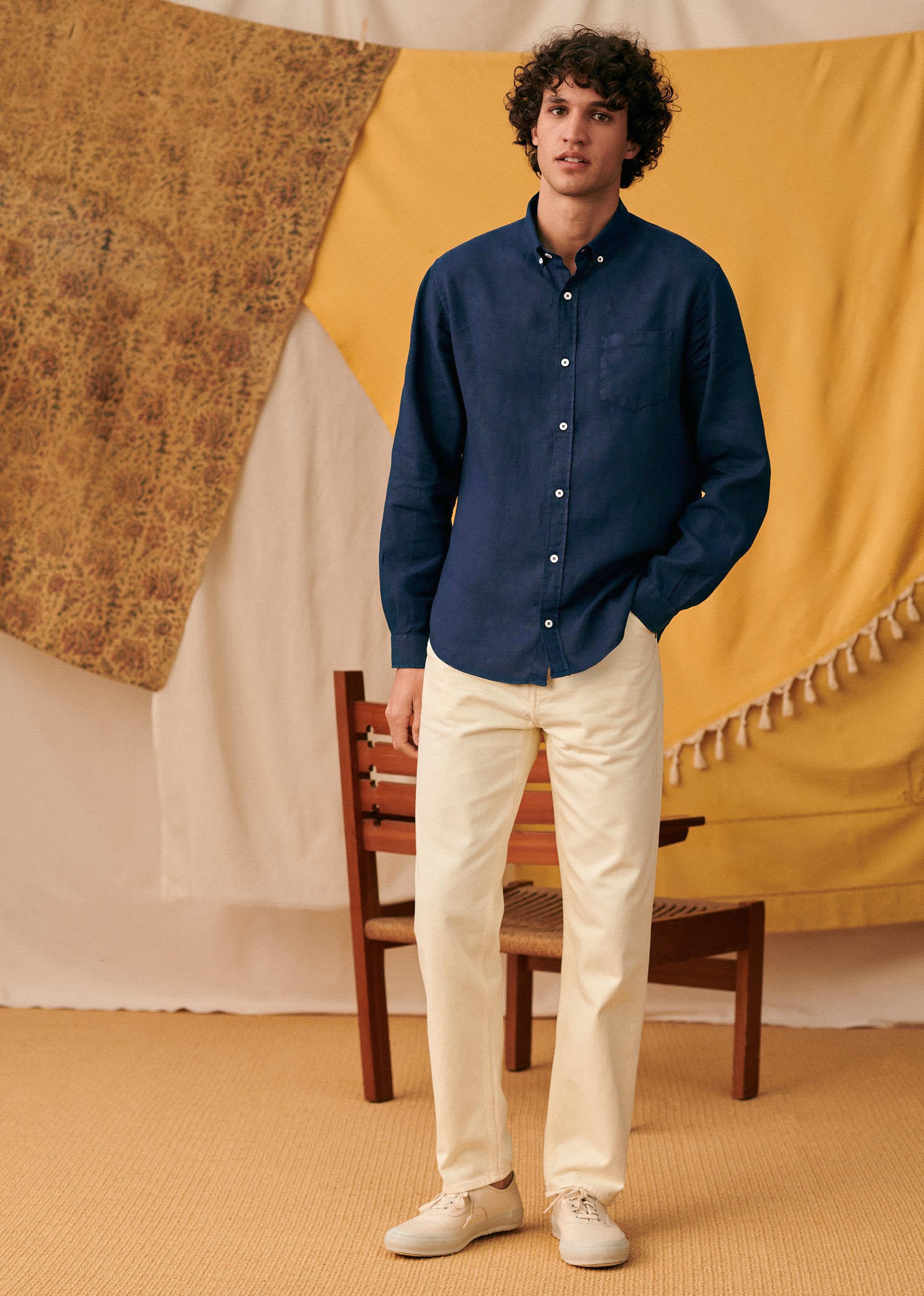 Chemise Charlie Lin - Marine - LES COMPOSANTES/DÉCOUVRIR 5906621