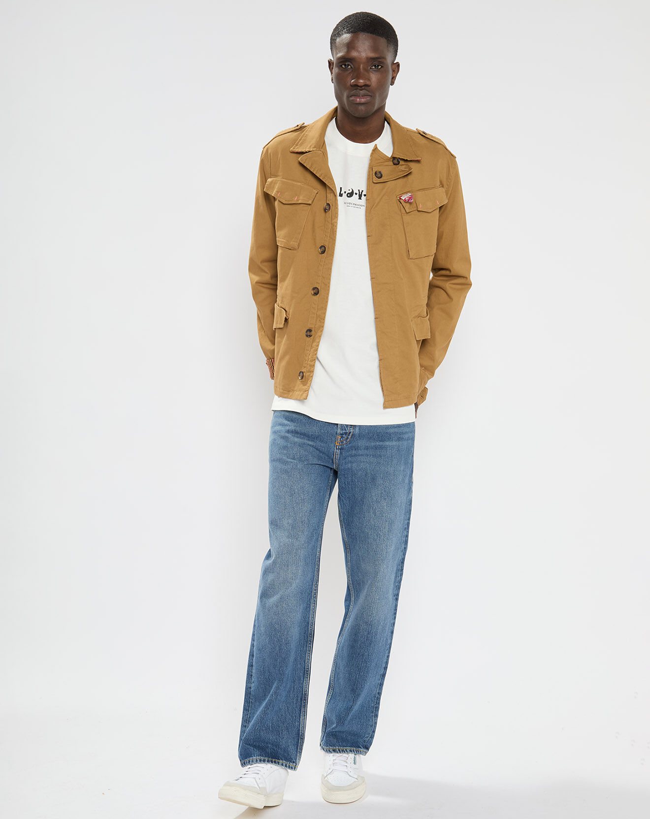 Scotch & Soda Veste Militaire camel