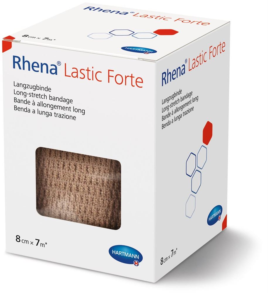 Rhena Lastic Forte 8cmx7m hautfarbig 10 Stk