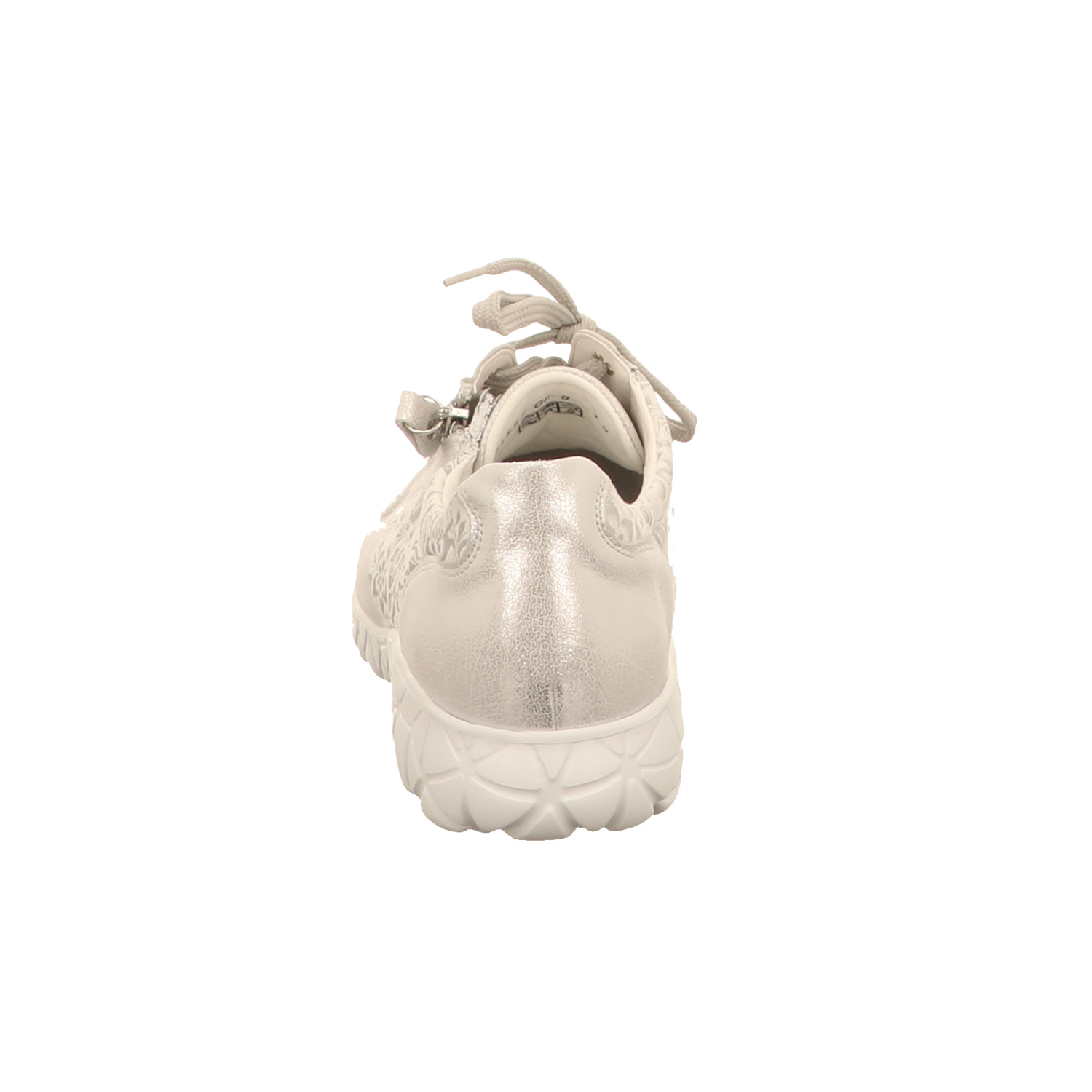 Waldläufer Schnürhalbschuh weiss/weiss kombi