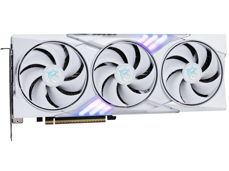 MSI Grafikkarte GeForce RTX 5060 TI 16G GAMING TRIO OC WEIS Die GAMING TRIO liefert eine starke Leistung sowohl beim Gaming als auch bei der Erstellung von Inhalten