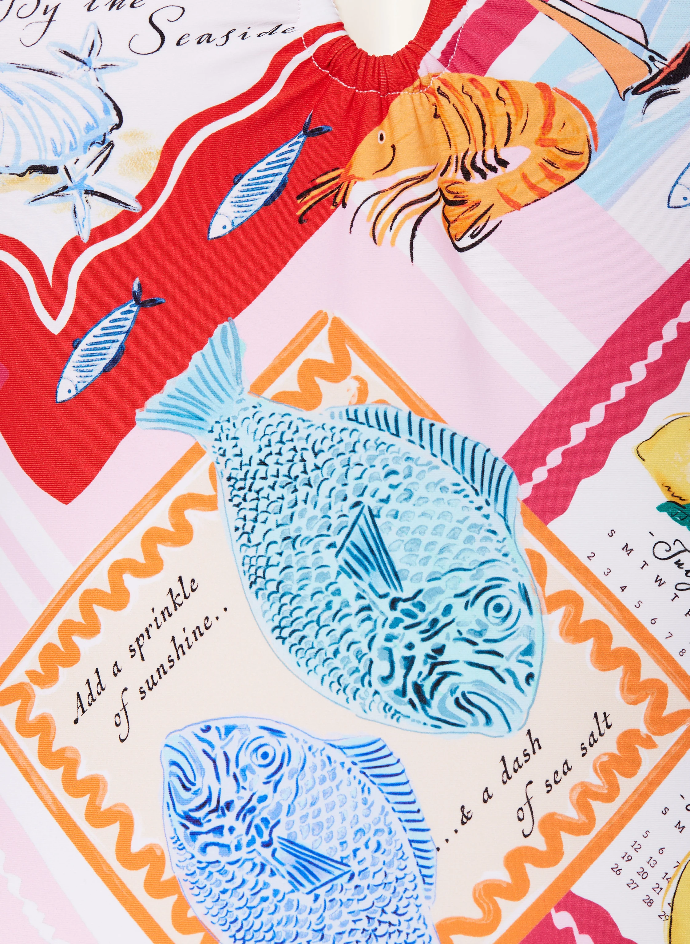 SEAFOLLY Bandeau-Badeanzug WISH YOU WERE HERE