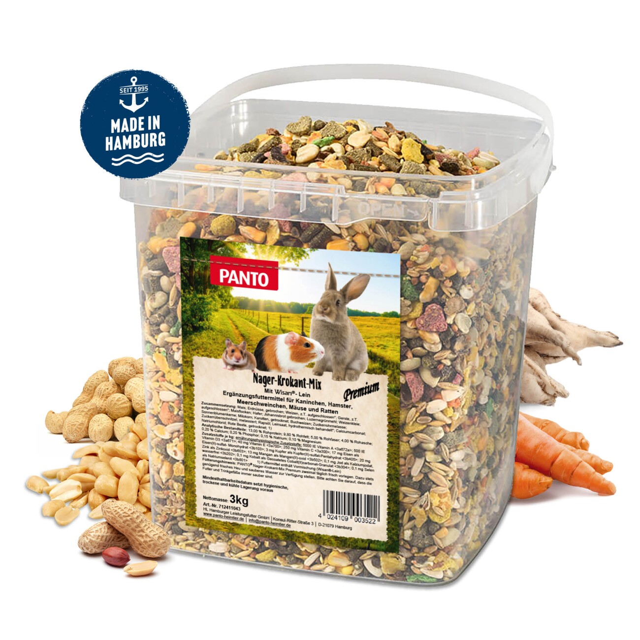 Panto NAGER-KROKANT-MIX PREMIUM 3kg