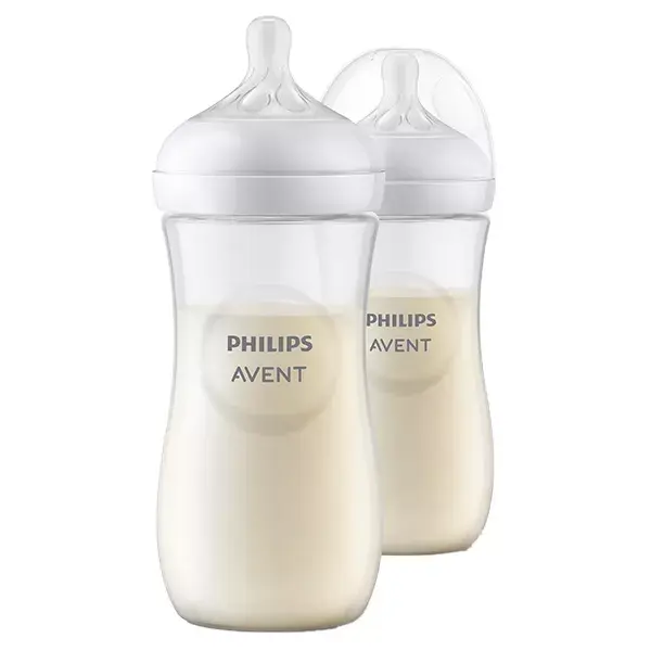 Mamadeiras Avent Natural Response 3.0, pacote com 2 unidades de 330ml