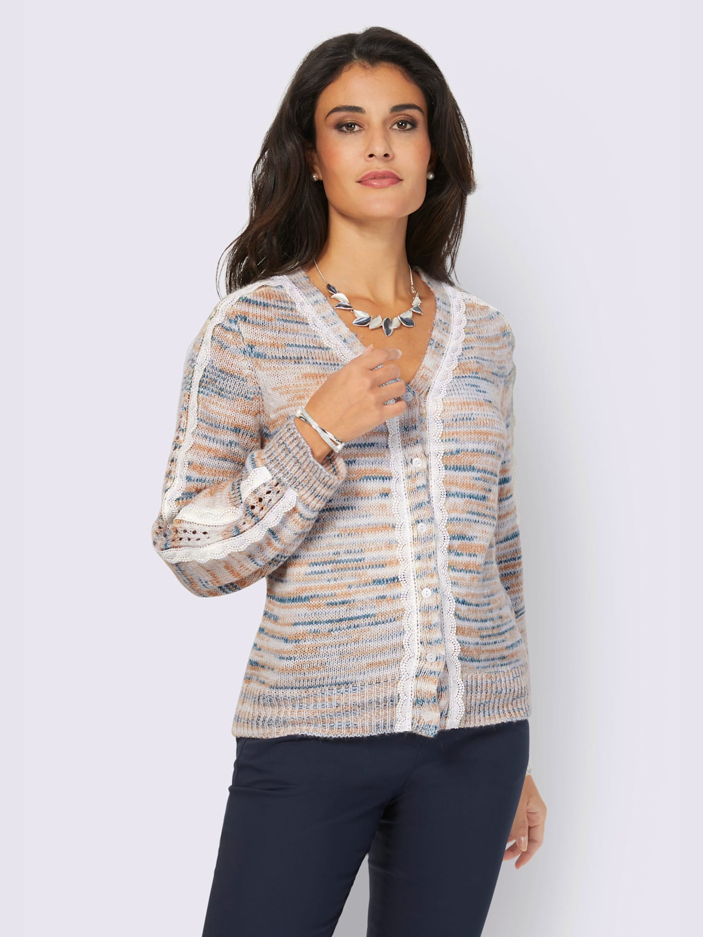 Veste en tricot manches ballon légères