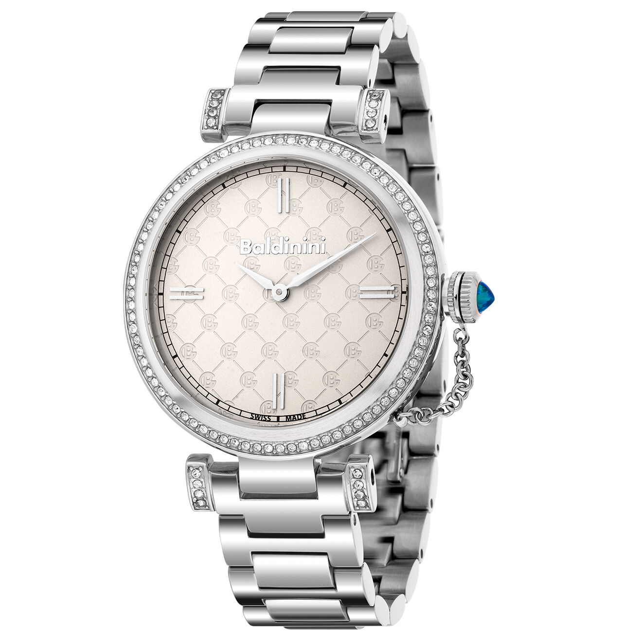 Baldinini Montre Femme en Acier & cristaux Swarovski Dona argentée