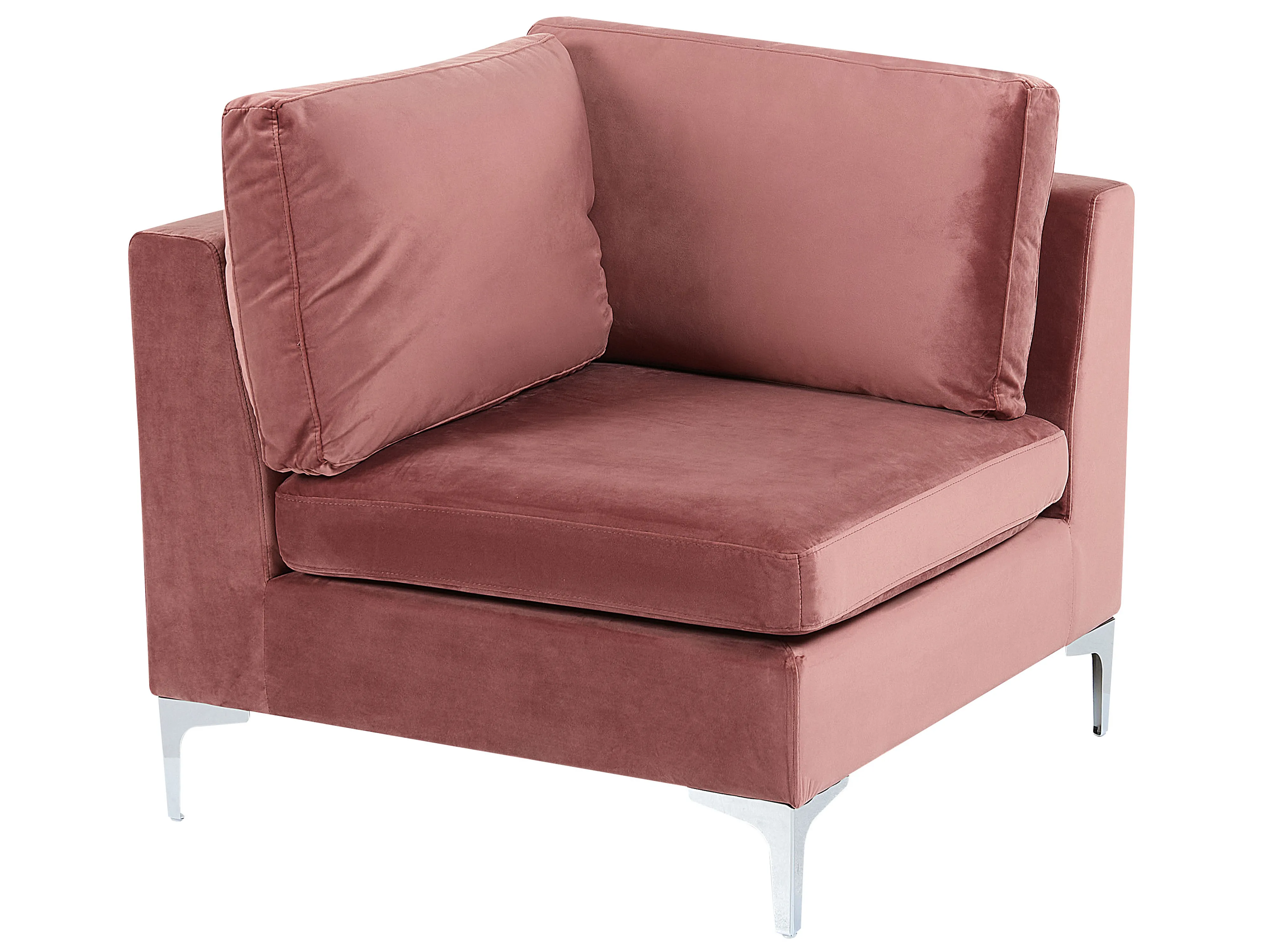 Modulaire bank 3-zits EVJA Fluweel Roze