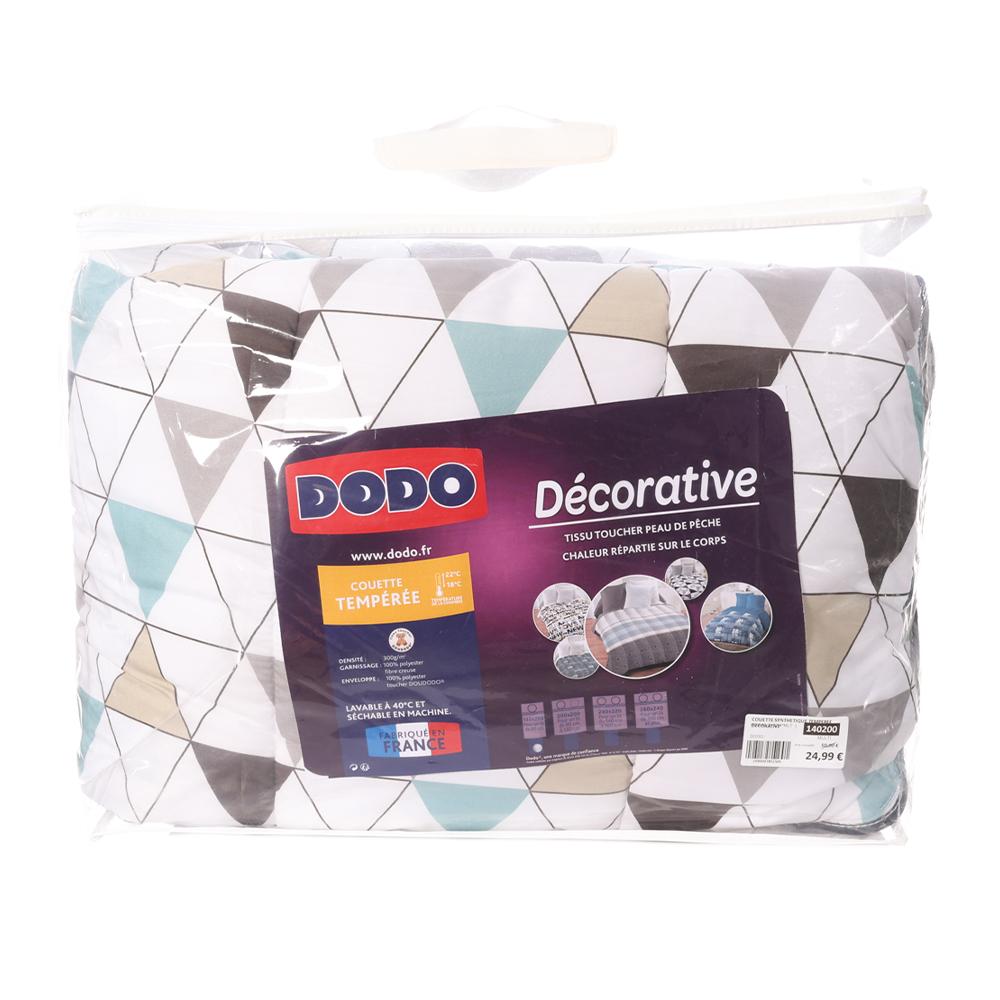 Dodo Couette Blanc/Marine Dodo Tempérée Décorative 140x200