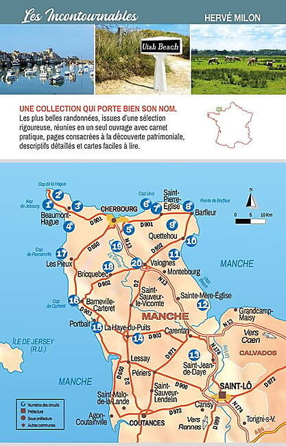 CHAMINA - PRESQU ILE DU COTENTIN 20 BALADES