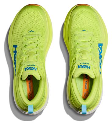 Chaussures Running Hoka Bondi 8 Vert/Bleu/Orange Homme