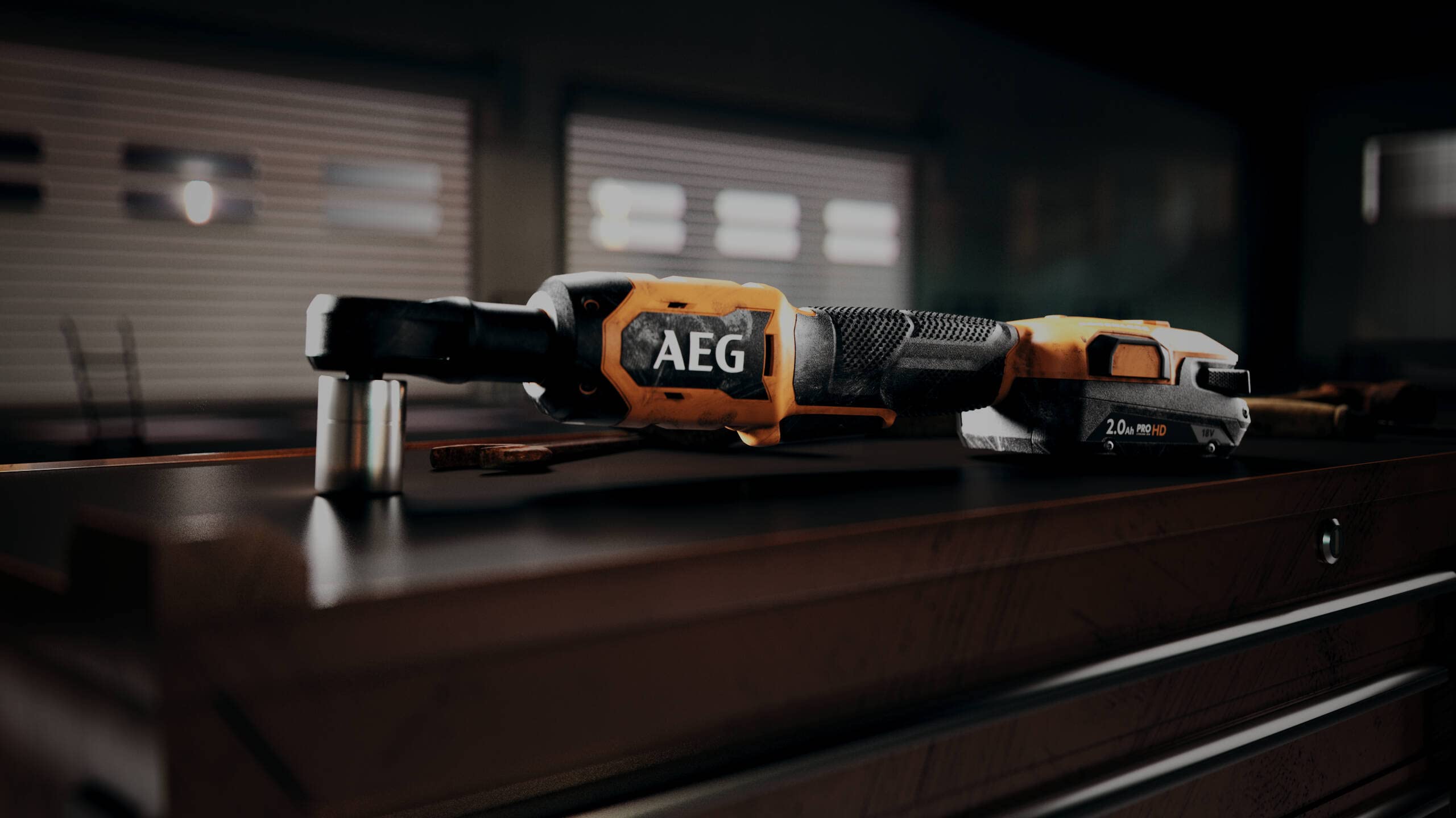 AEG - Clé à cliquet 18V BRUSHLESS, 74 Nm, 0 à 250 tr/min, réception carré 3/8’, (sans batt. ni chargeur) - BSS18R38BL-0