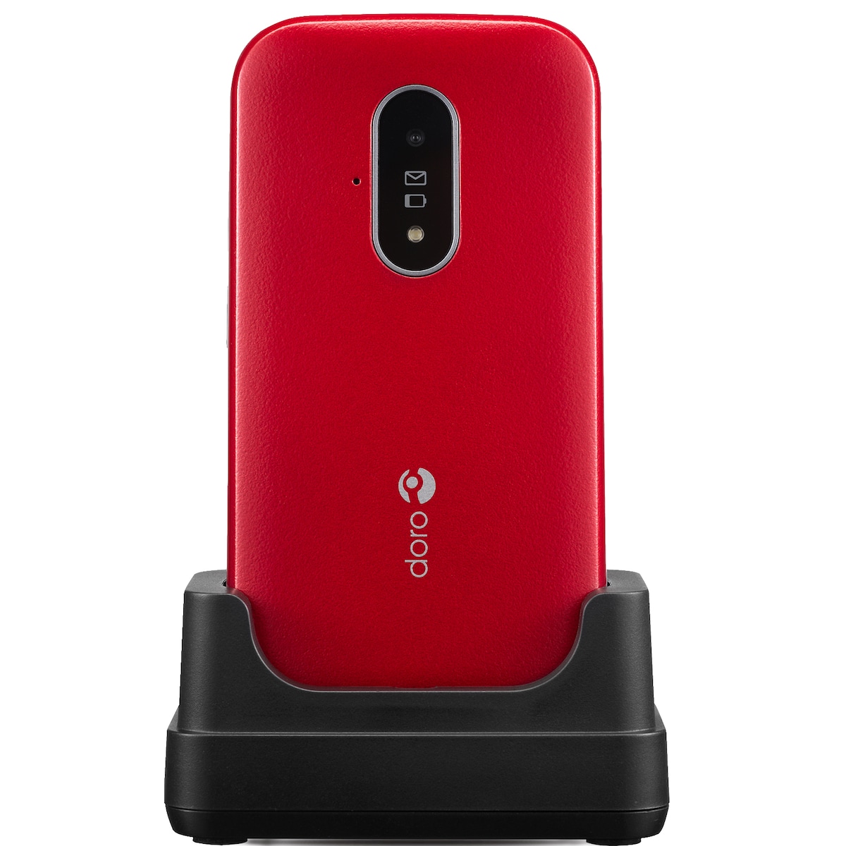 Doro 6821 mobiltelefon (rød/hvit)