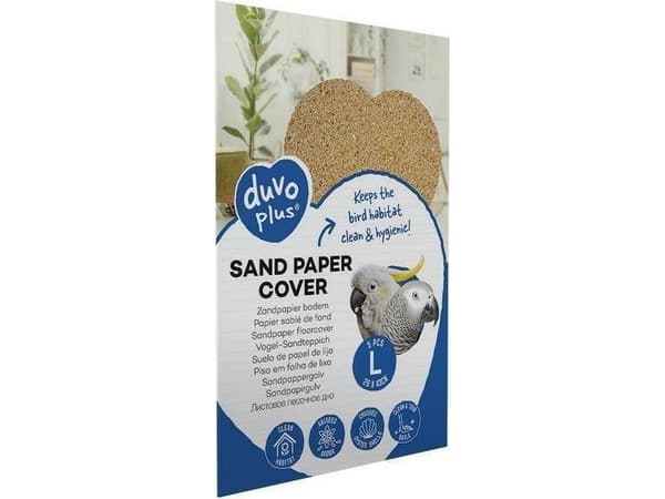 Duvo+ Duvo+ sandpapirark for fugler str L 5 stk 28x43cm
