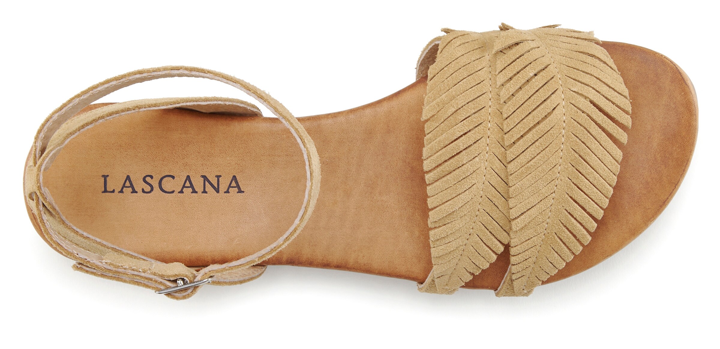 LASCANA Sandale in beige
