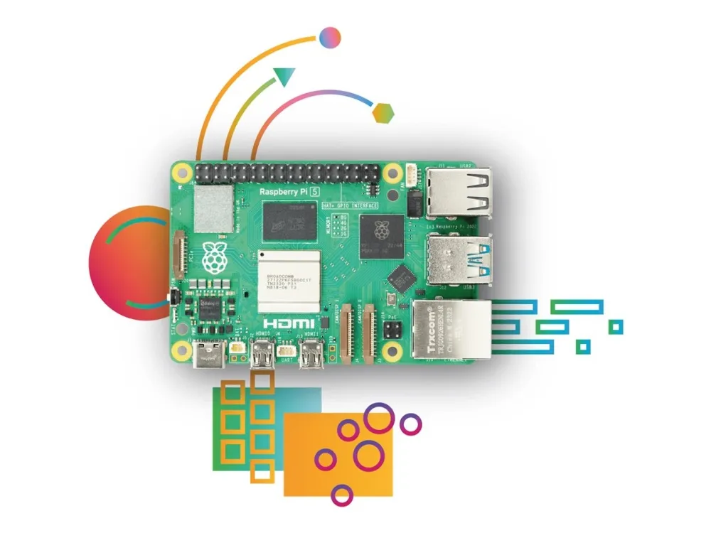 Raspberry Pi 5 Model B - Enkelttavle-computer - Broadcom BCM2712 / 2.4 GHz - RAM 16 GB - 802.11a/b/g/n/ac, Bluetooth 5.0
