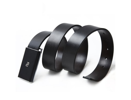 YONIS - GPS Piéton Traceur Gps Ceinture Homme Localisateur Alarme Cuir Véritabl...