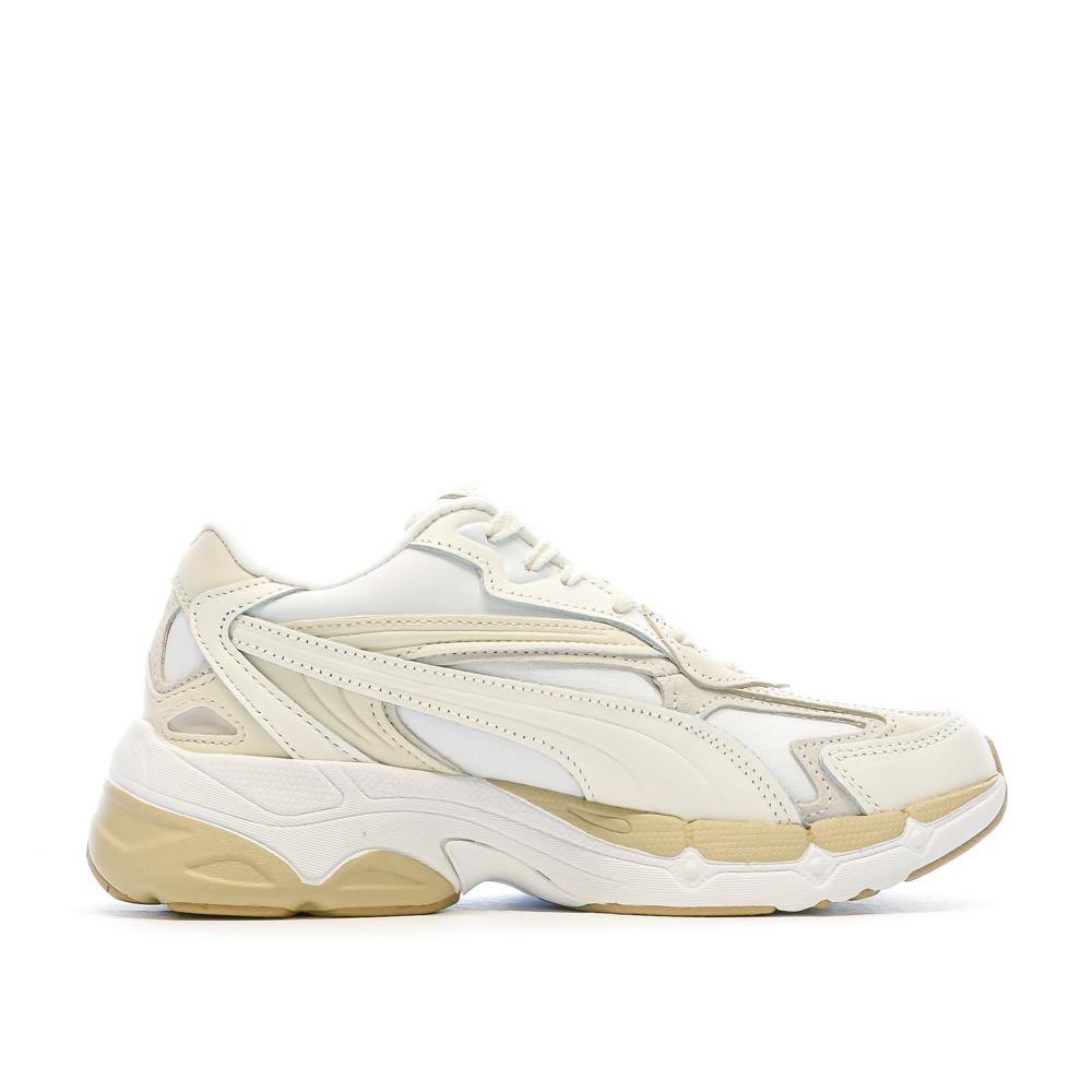 Puma Baskets Blanche/Beige Femme Puma Teveris Nitro