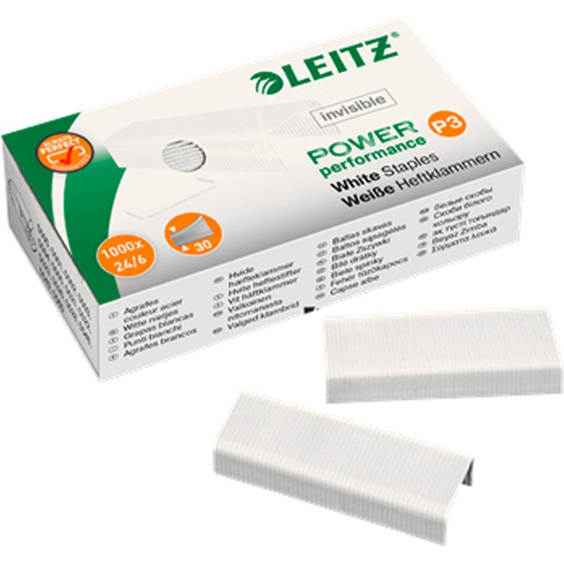 Agrafes Leitz 24/6 Power Performance - Boîte de 1000