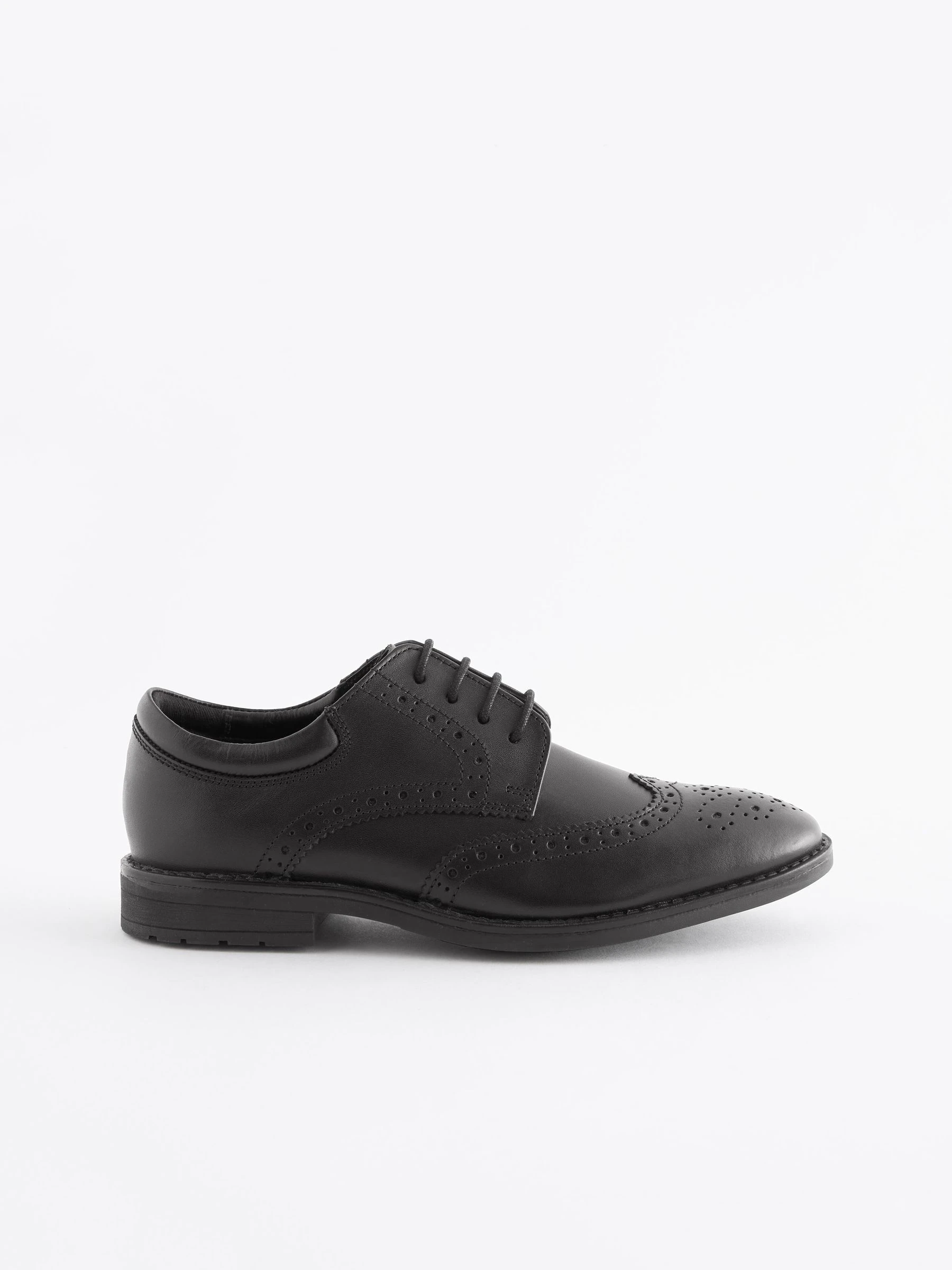 Zwart - Leren veterbrogues