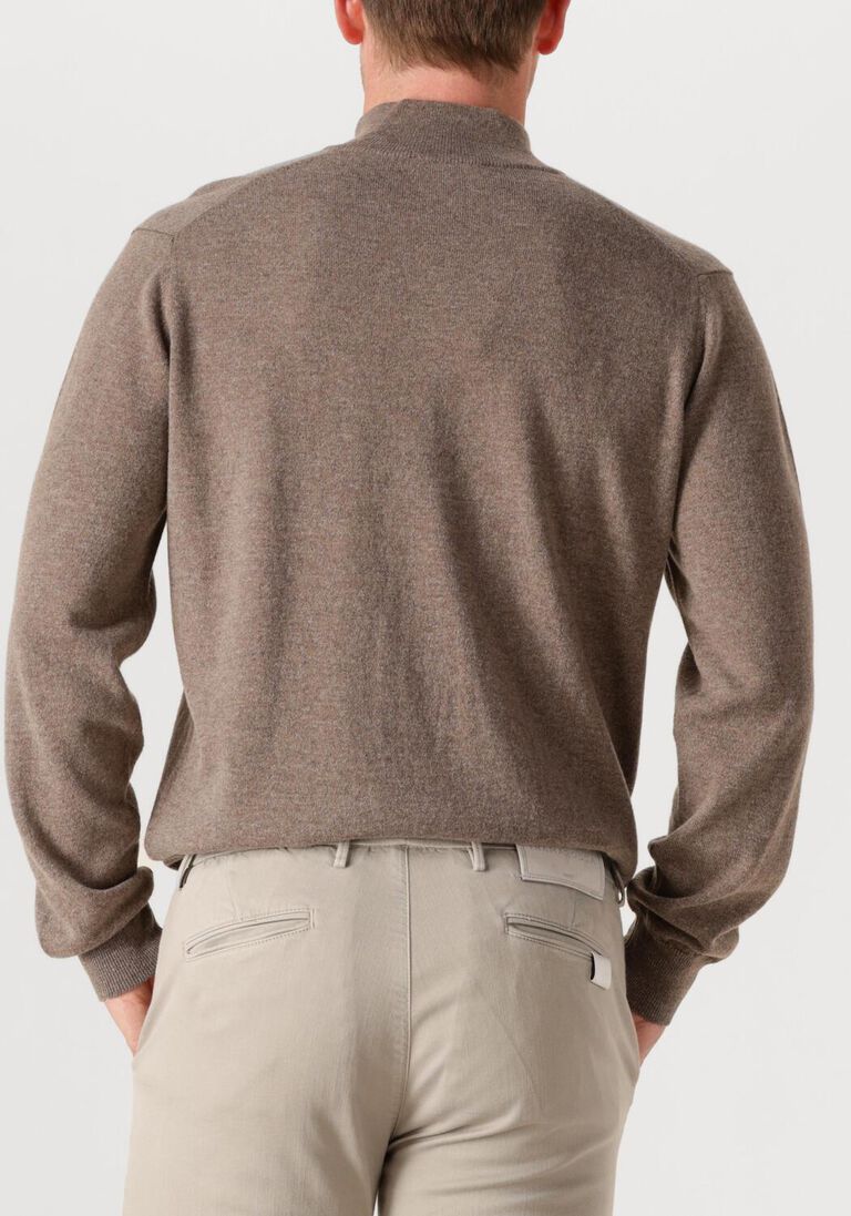 bruine filippo de laurentiis trui mezza zip ml