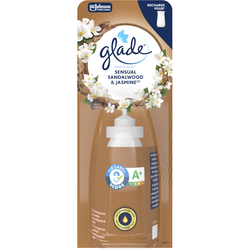 Glade Sense & spray sandalwood navulling
