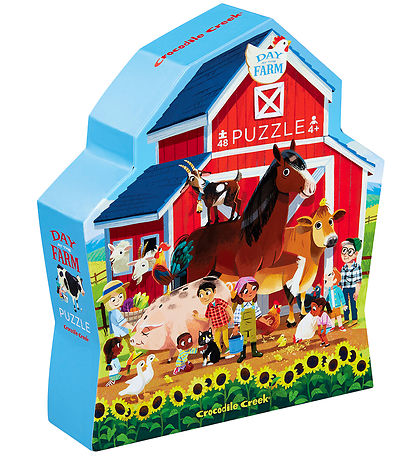 Crocodile Creek Puzzlespiel - 48 Teile - Tag im Farm