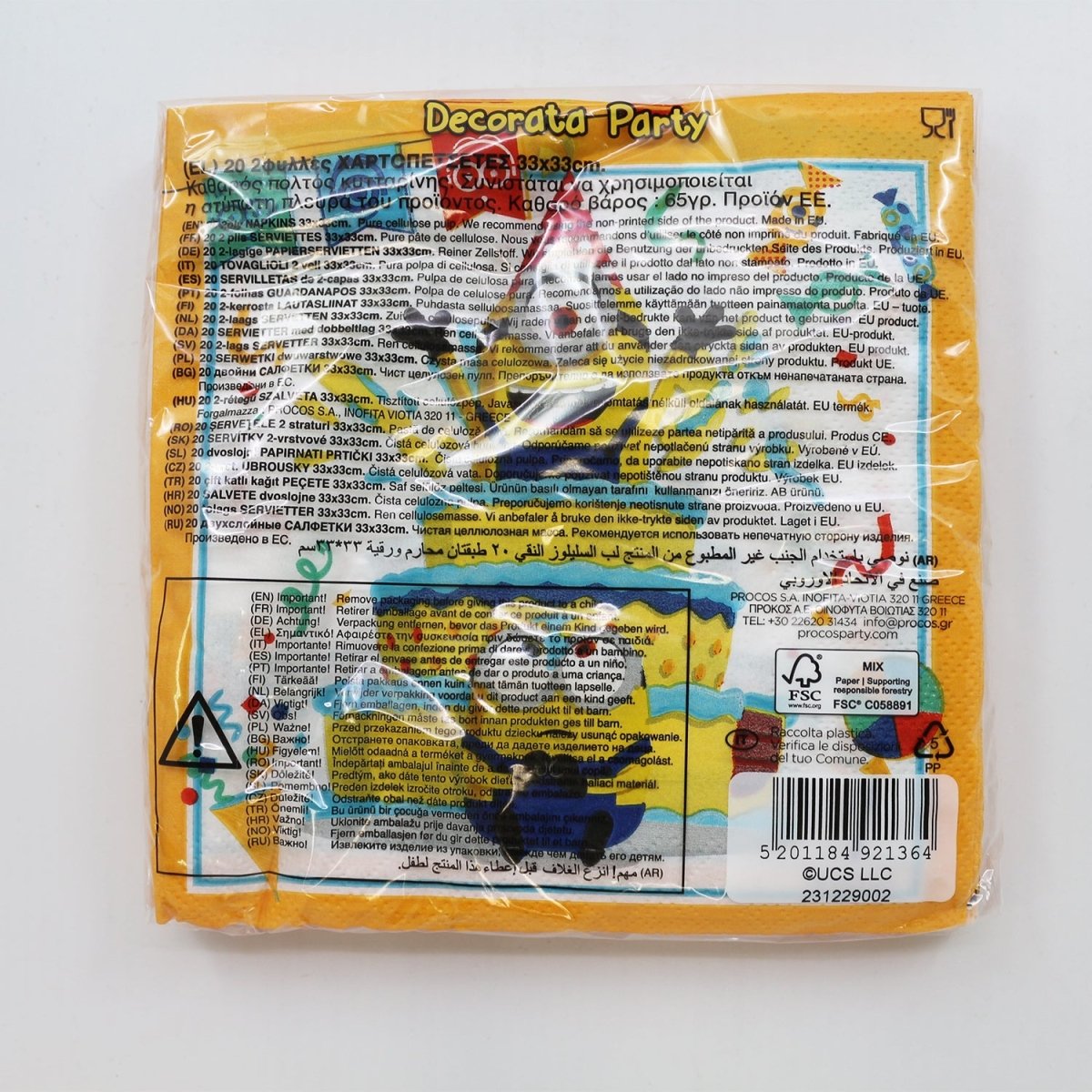 Minions Servetten 33cm 20st