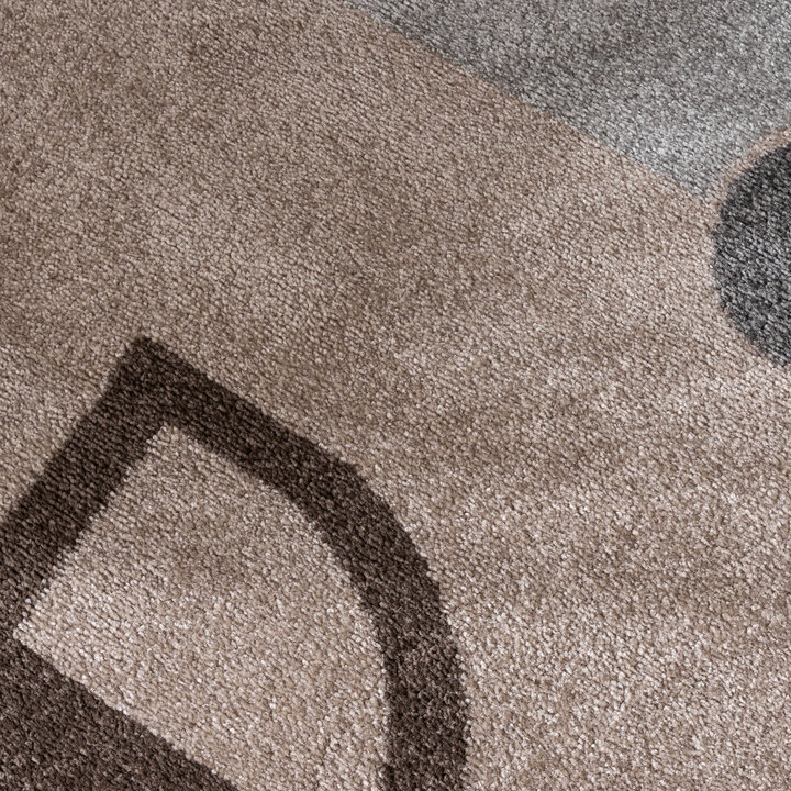 Kinderkamer vloerkleed - Bowie Auto Taupe