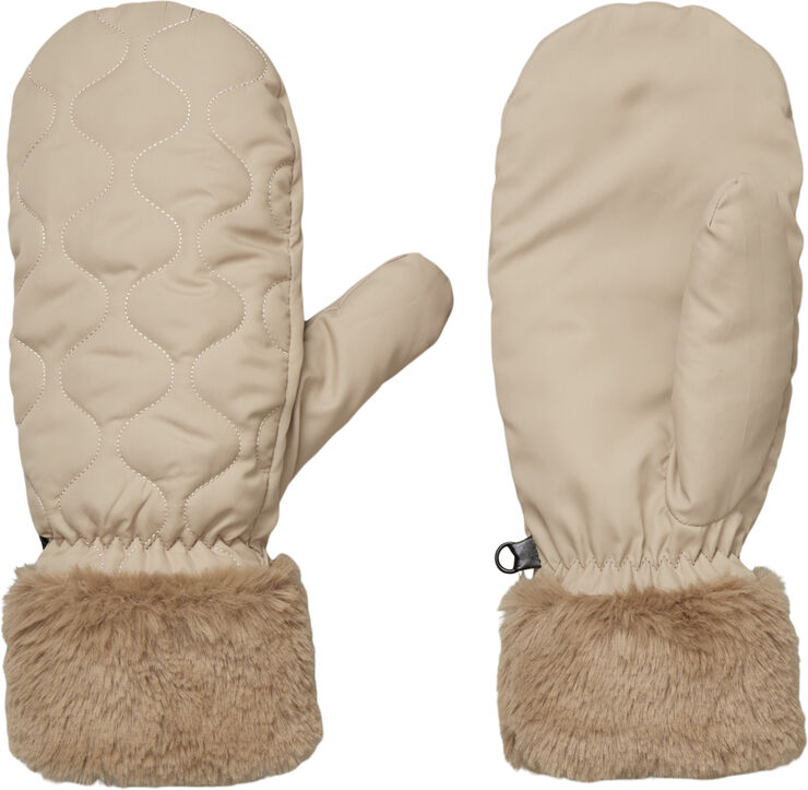 Becksöndergaard Makara Puff Mittens Ginger beige