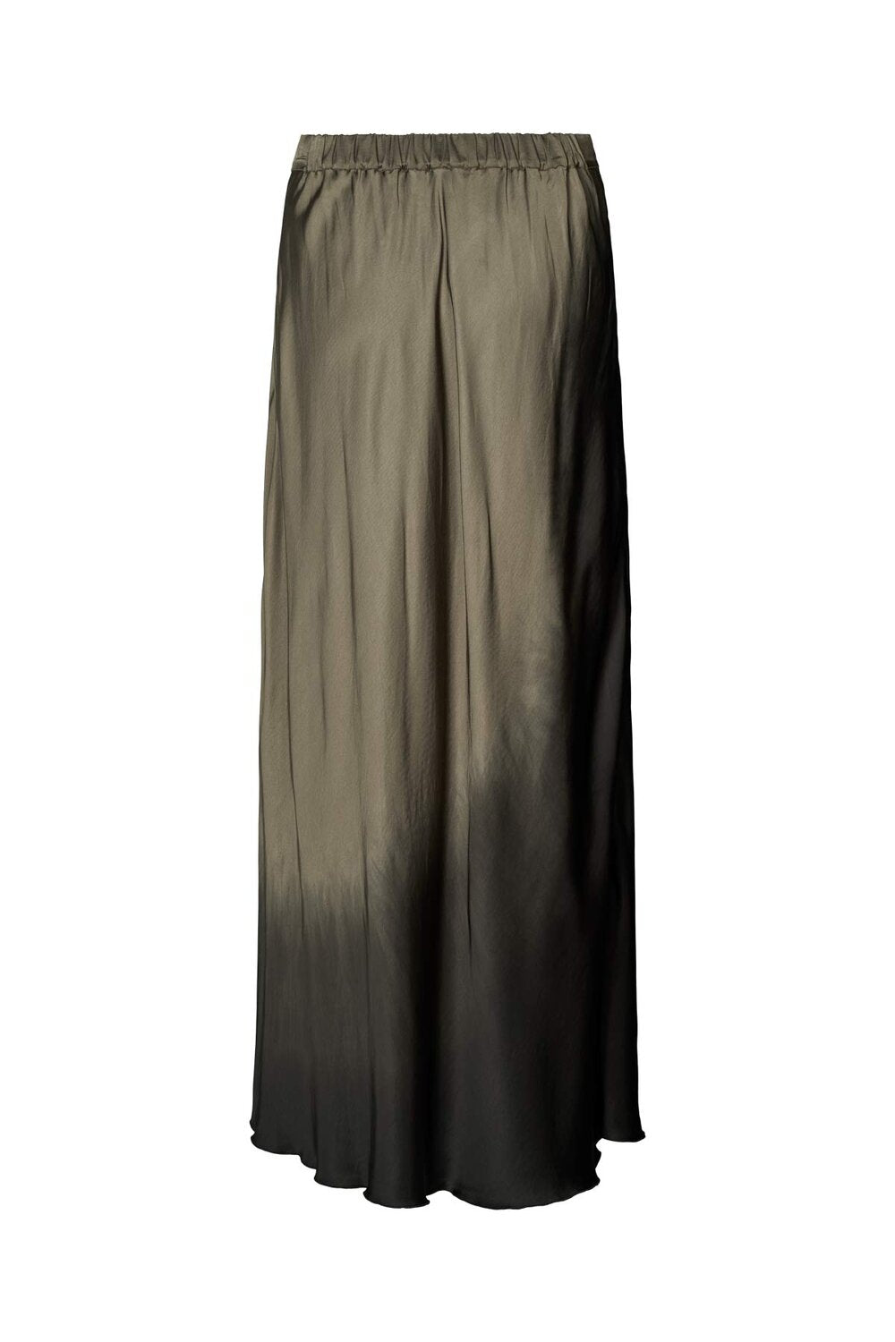 Rabens Saloner  Ellery Coastal bias satinnederdel - Asphalt black