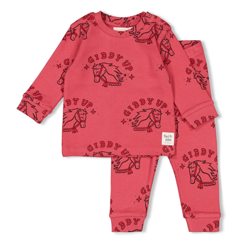 Feetje Pyjama Howdy Holly - Premium Sleepwear berry