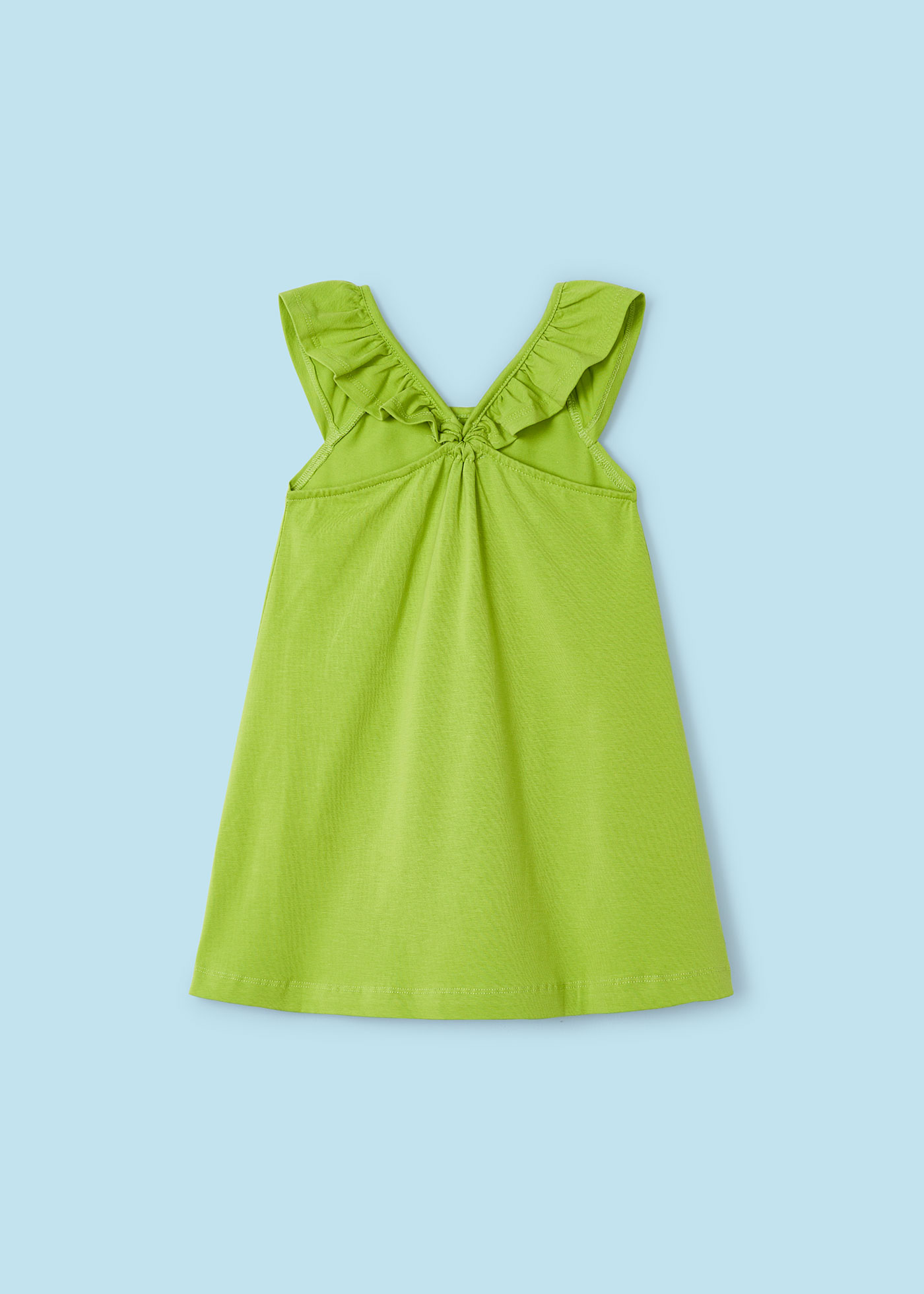Vestido Better Cotton com estampa de kiwi para meninas