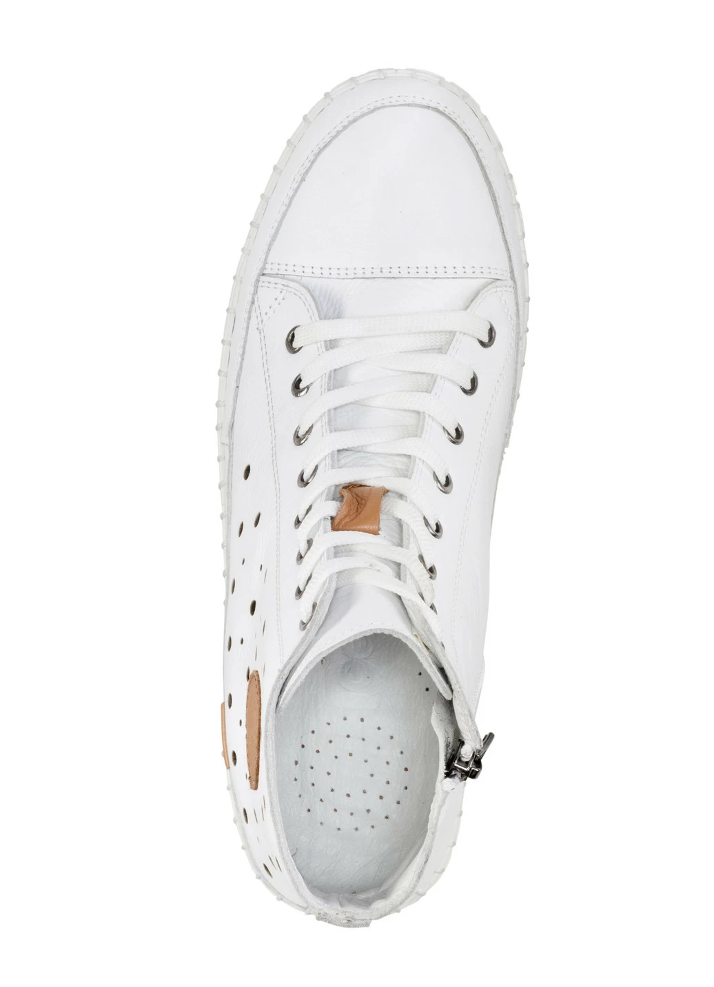 Gemini Schnür-Bootie mit luftiger Perforation und Lederapplikation