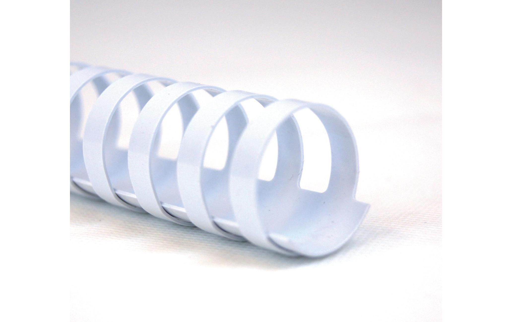 Binderücken CombBind 6 mm Weiss, 100 StückWeiss, 100 Stück