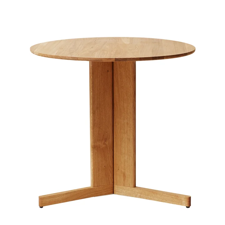 Form & Refine - Trefoil Tisch, Ø 75 cm, Eiche